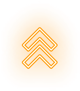 Neon Orange Swipe Up Arrows